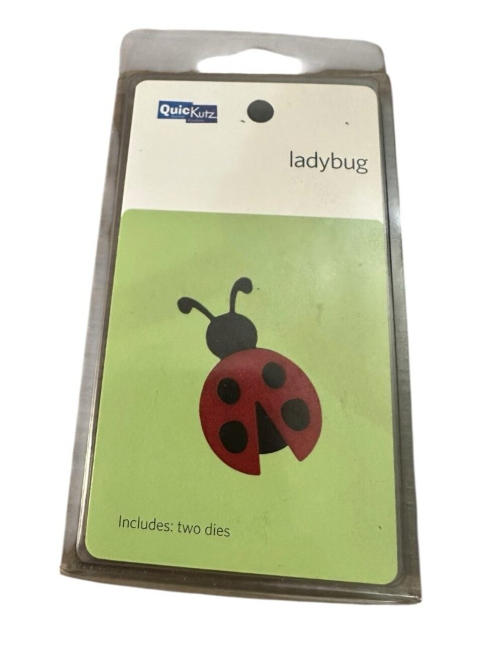 Quickutz 2x2 Cutting Die Ladybug Two Die Set Paper Crafts Scrapbooking